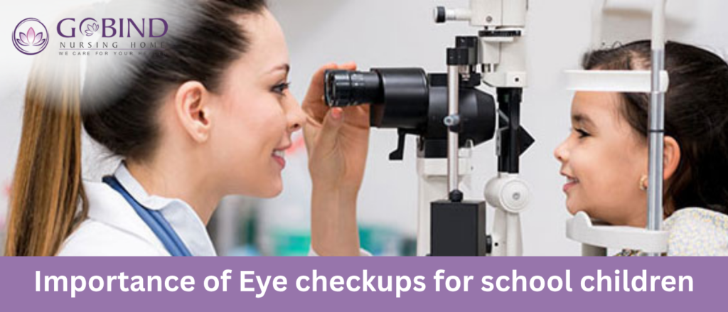 Regular eye checkups are crucial for school children, as undetected vision problems can hinder academic performance and development