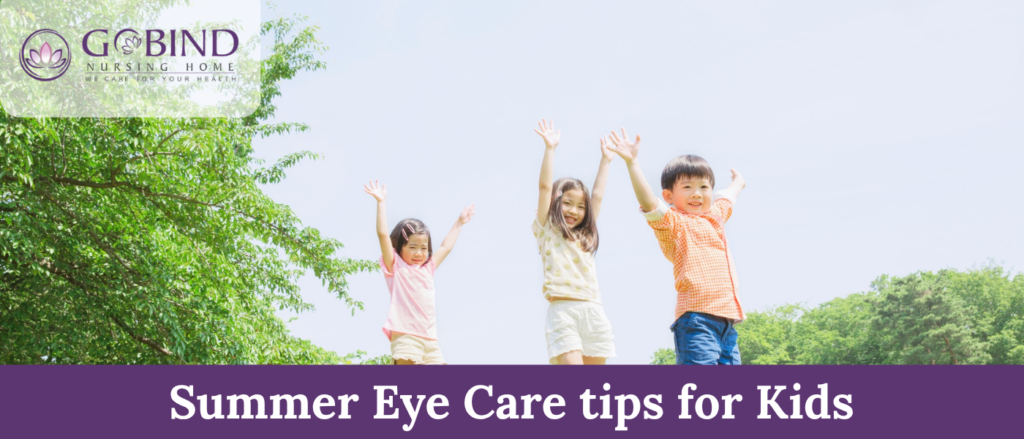 Summer is a time for outdoor fun, vacations, swimming, and sports for children. While the season brings excitement and adventure, it also increases exposure to sunlight, dust, heat, and pool chemicals that can affect children’s eyes.