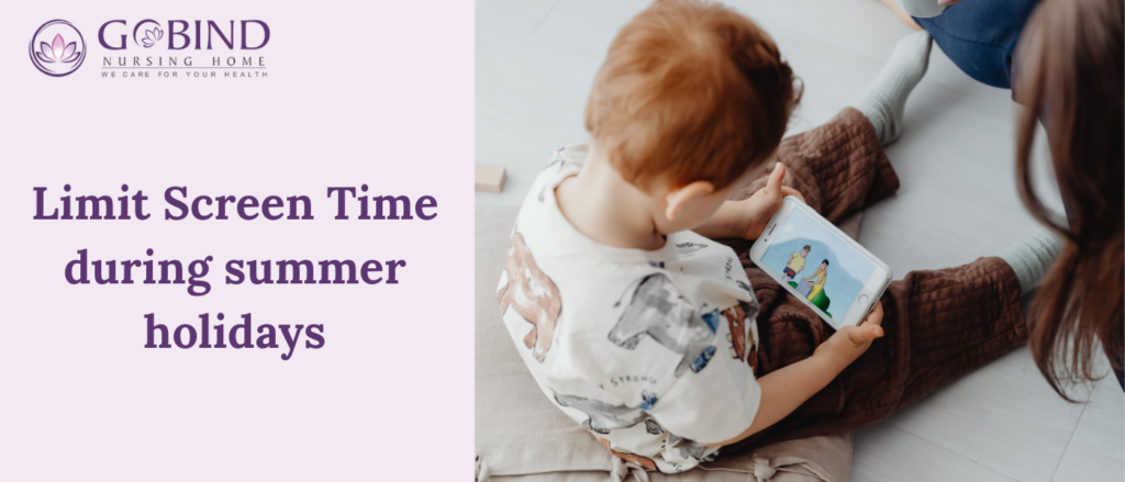 Summer vacations often mean increased mobile phone, tablet, TV, and gaming time.