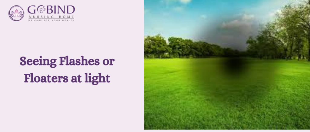 Many people notice small floating spots occasionally. However, a sudden increase in floaters or flashes of light requires immediate medical attention.