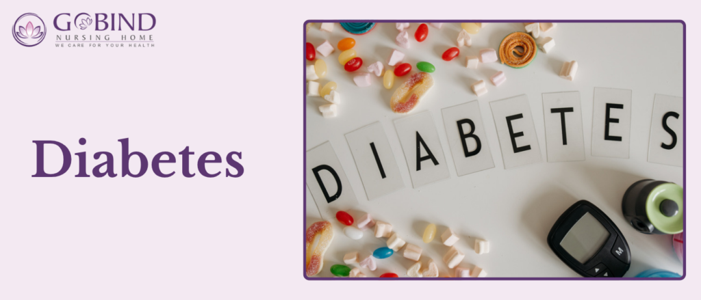 Diabetes can affect the blood vessels and nerves that control eye movement.